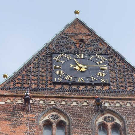 Mauerwerkssanierung Wismar, St. Marien.